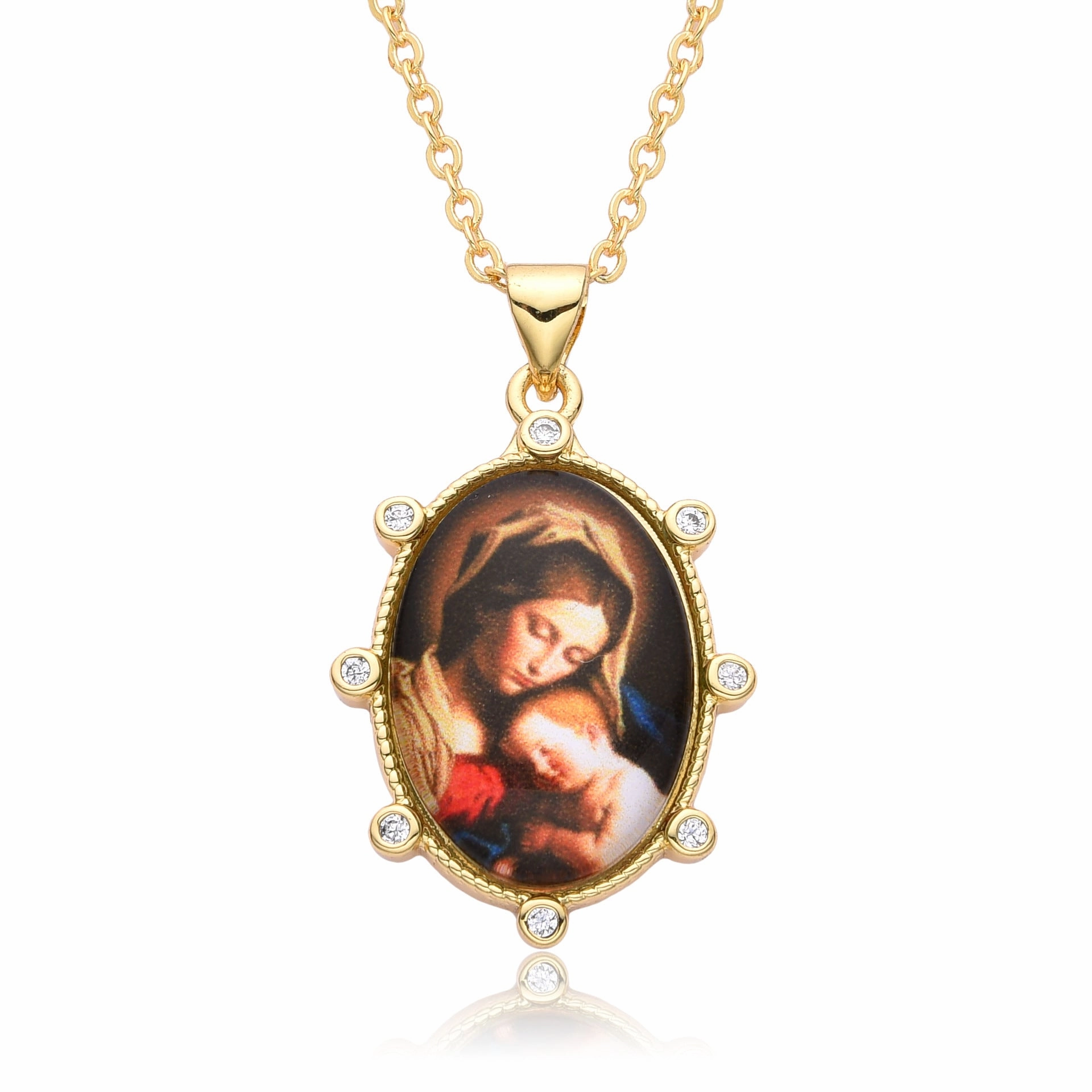 Wholesale Vintage Portrait Necklace