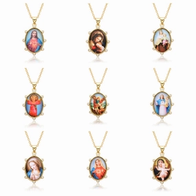 Wholesale Vintage Portrait Necklace