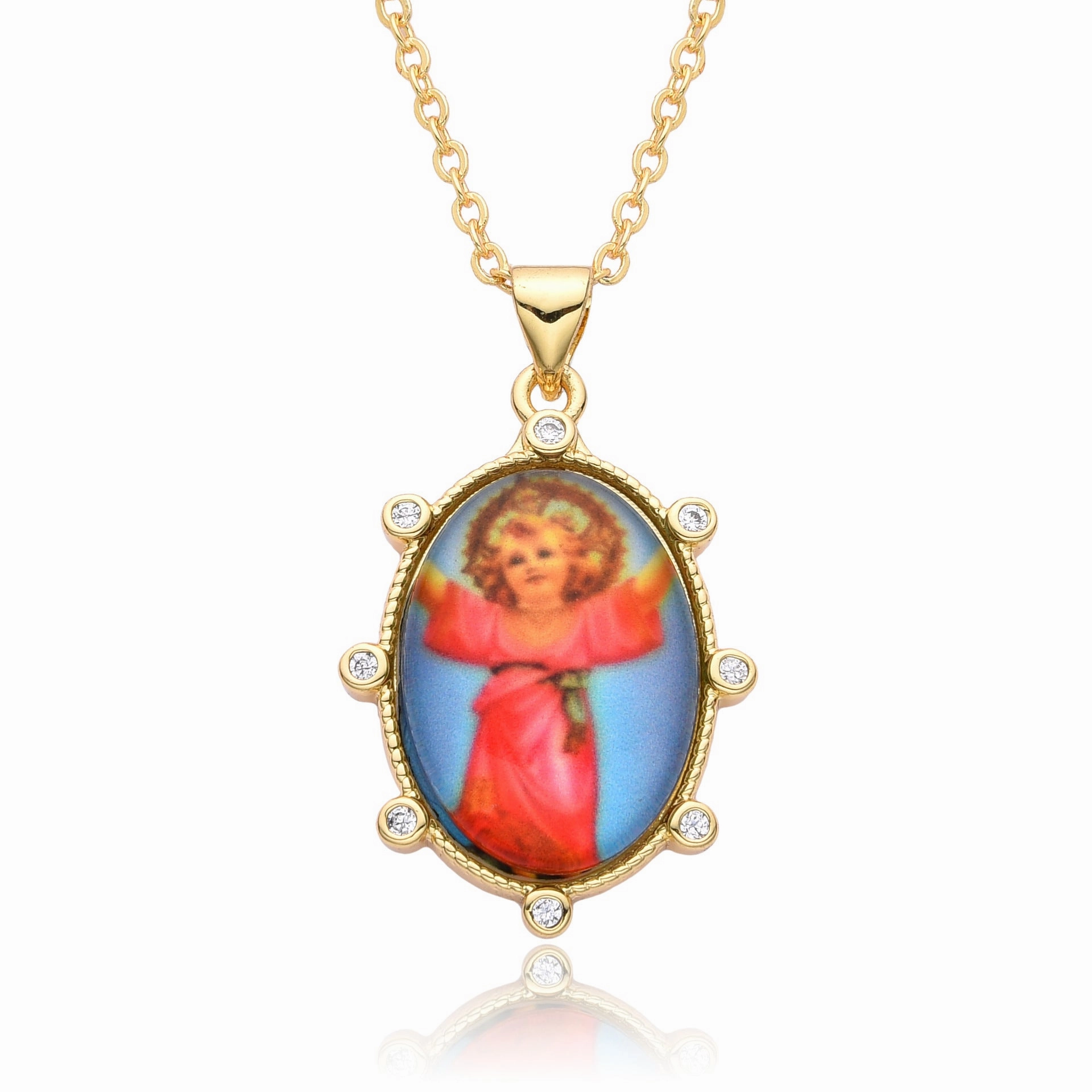 Wholesale Vintage Portrait Necklace