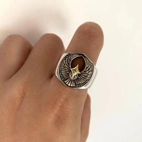 Wholesale Vintage Rock Open Alloy Ring