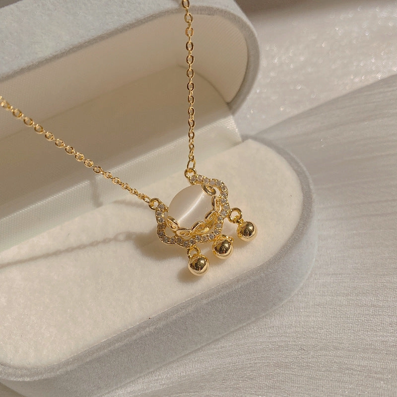 Wholesale Vintage Safety Lock Pendant Titanium Steel Necklace