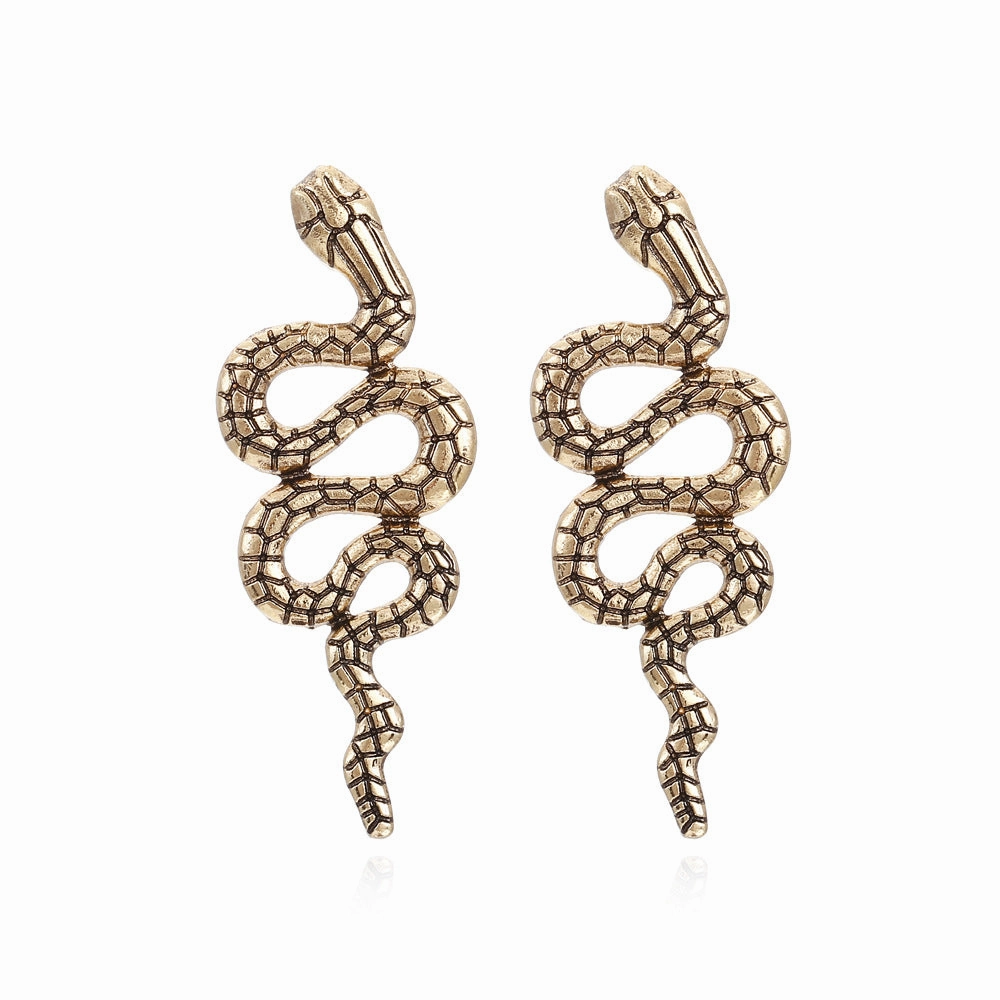 Wholesale Vintage Snake Alloy Earrings