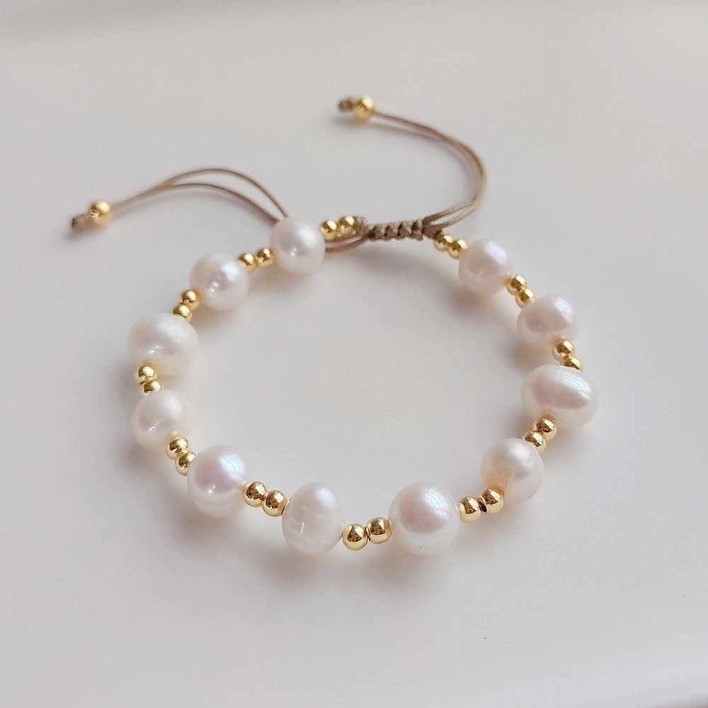 Wholesale Vintage Soft Clay Pearls Bracelet