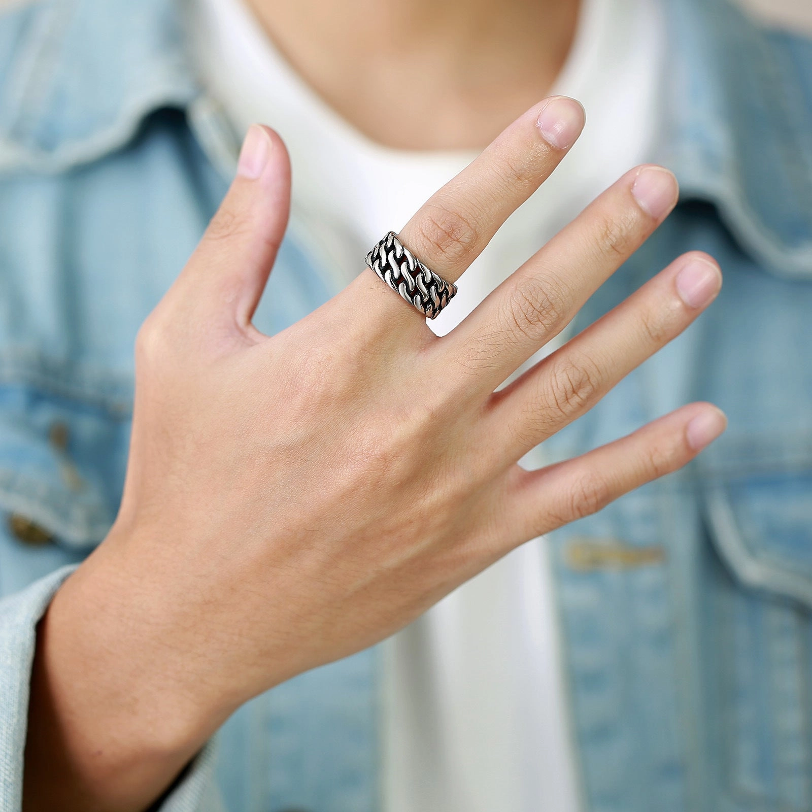 Wholesale Vintage Stainless Steel Rings