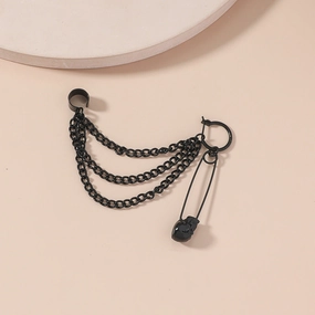 Wholesale Vintage Statemente Punk Chain Alloy Earrings
