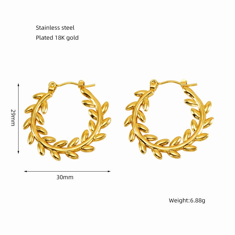 Wholesale Vintage Style Five-pointed Star Earrings