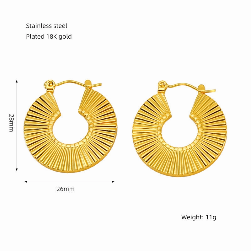 Wholesale Vintage Style Five-pointed Star Earrings