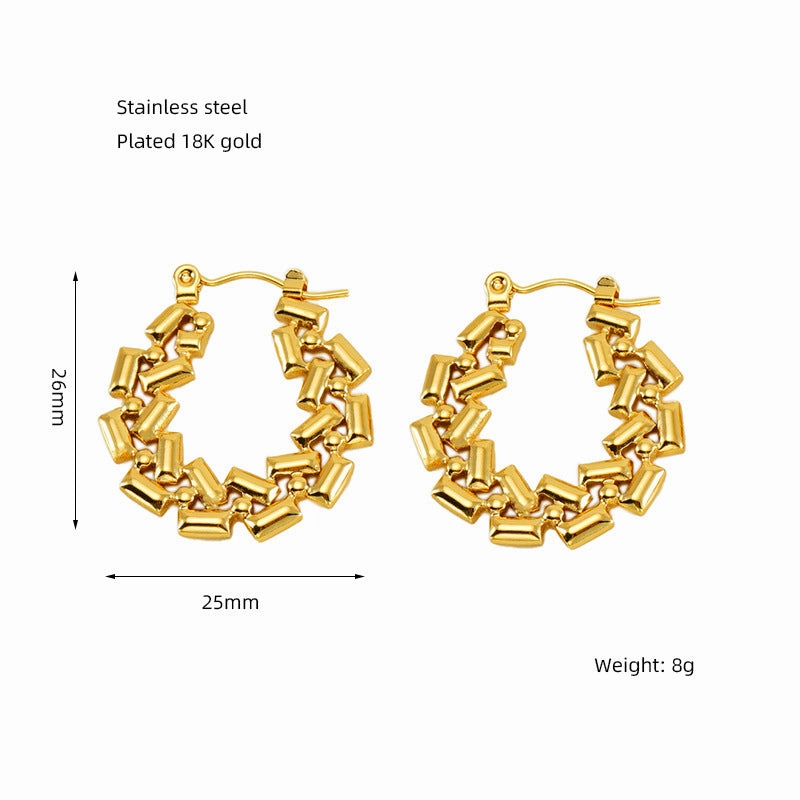 Wholesale Vintage Style Five-pointed Star Earrings