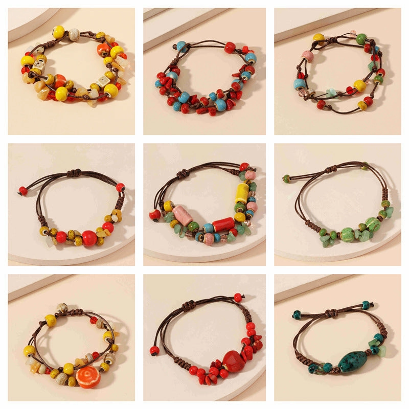 Wholesale Vintage Summer Ceramic Bracelet