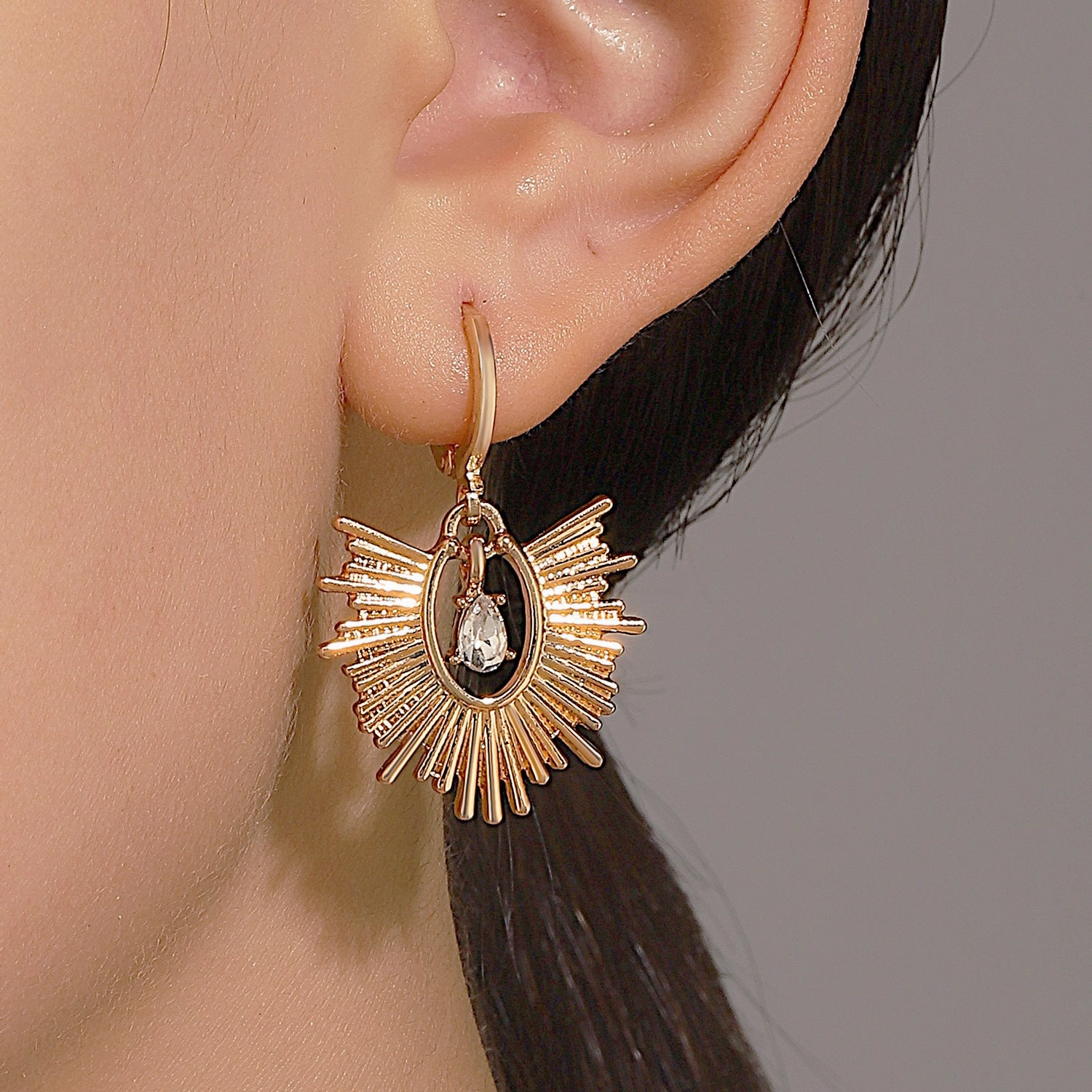 Wholesale Vintage Sun Alloy Earrings