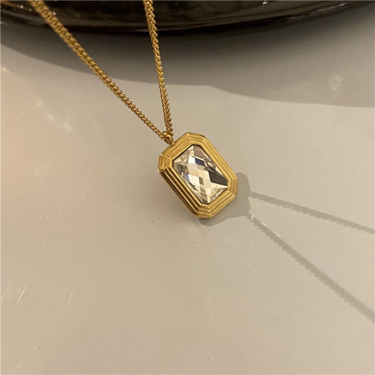 Wholesale Vintage Sunflower Titanium Steel Necklaces