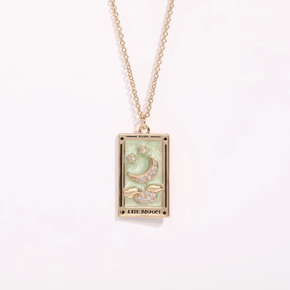 Wholesale Vintage Tarot Brand Diamond Copper Necklaces