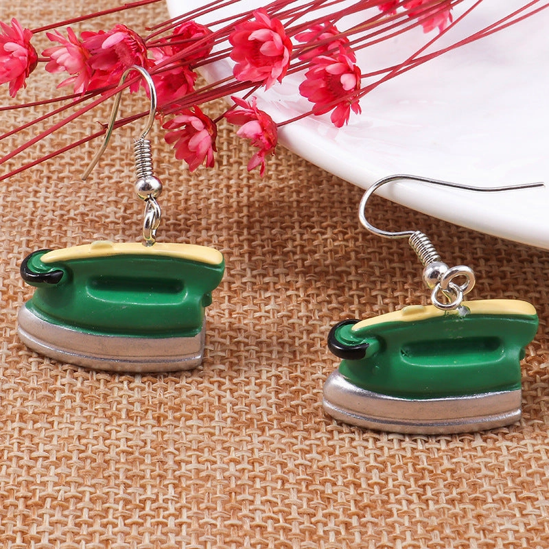 Wholesale Vintage Telephone Tv Iron Radio Earrings