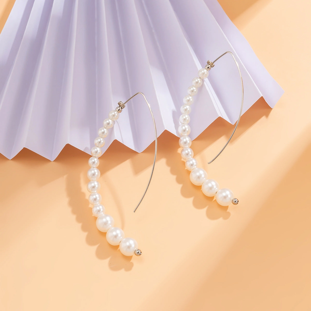 Wholesale Vintage Temperament Baroque Irregular Imitation Pearl Earrings