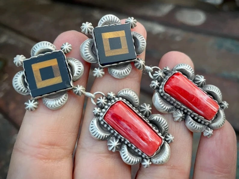Wholesale vintage Tibetan ethnic style alloy Earrings