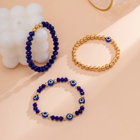 Wholesale Vintage Turkey Blue Crystal Bracelet