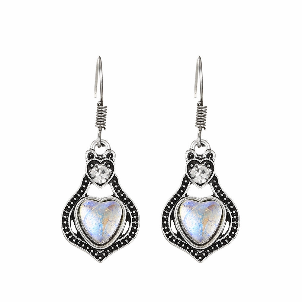 Wholesale Vintage Turquoise Alloy Earrings