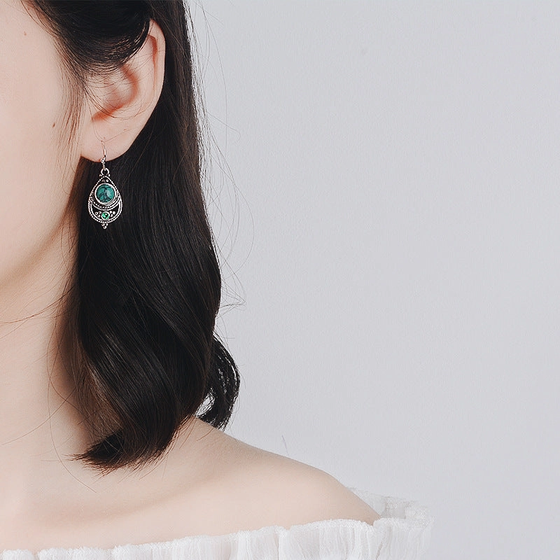 Wholesale Vintage Turquoise Copper Earrings