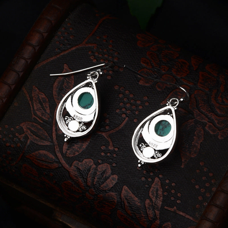 Wholesale Vintage Turquoise Copper Earrings