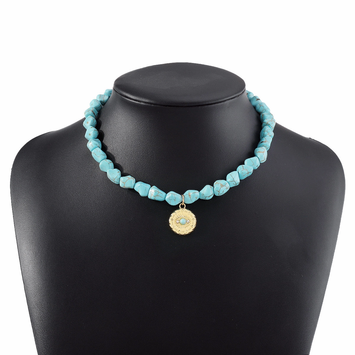 Wholesale Vintage Turquoise Necklace Collarbone Chain