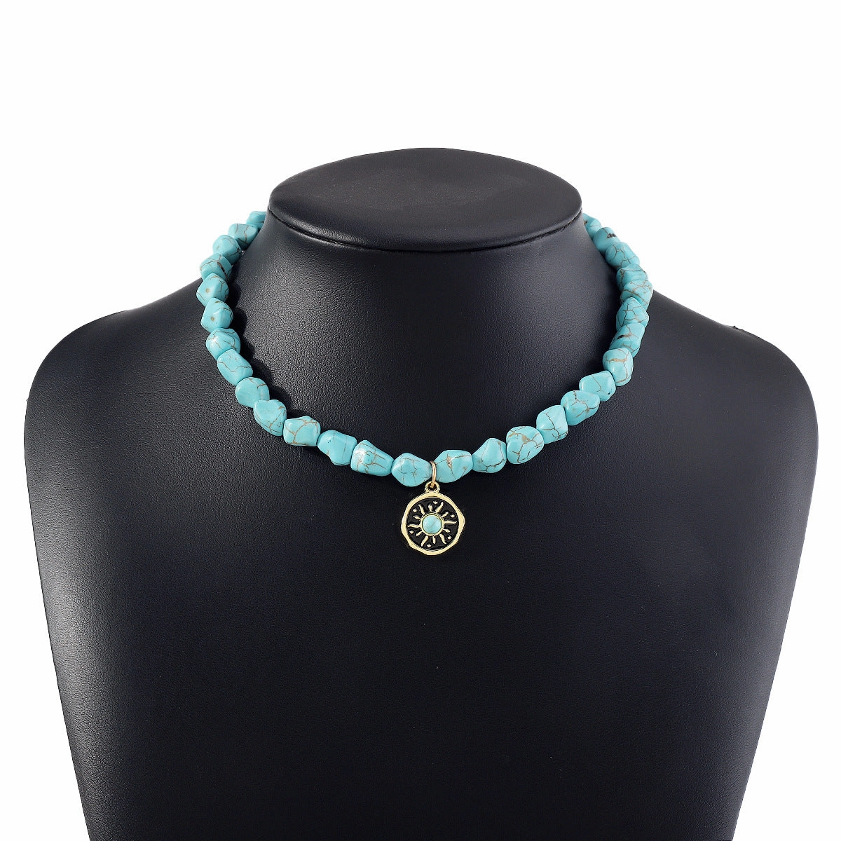 Wholesale Vintage Turquoise Necklace Collarbone Chain