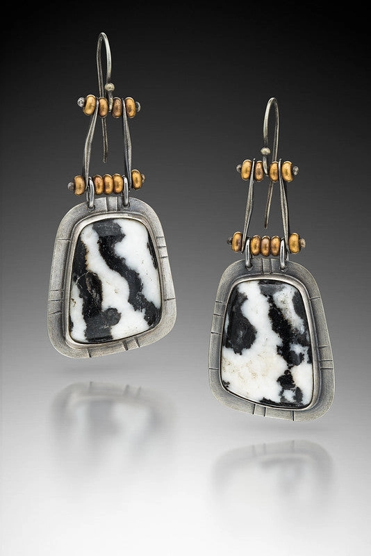 Wholesale Vintage Two Tone Alloy Earrings