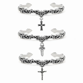 Wholesale Vintage Vine Cross Alloy Bracelet