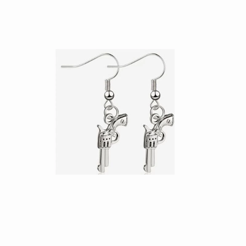 Wholesale Vintage Western Denim Alloy Earrings