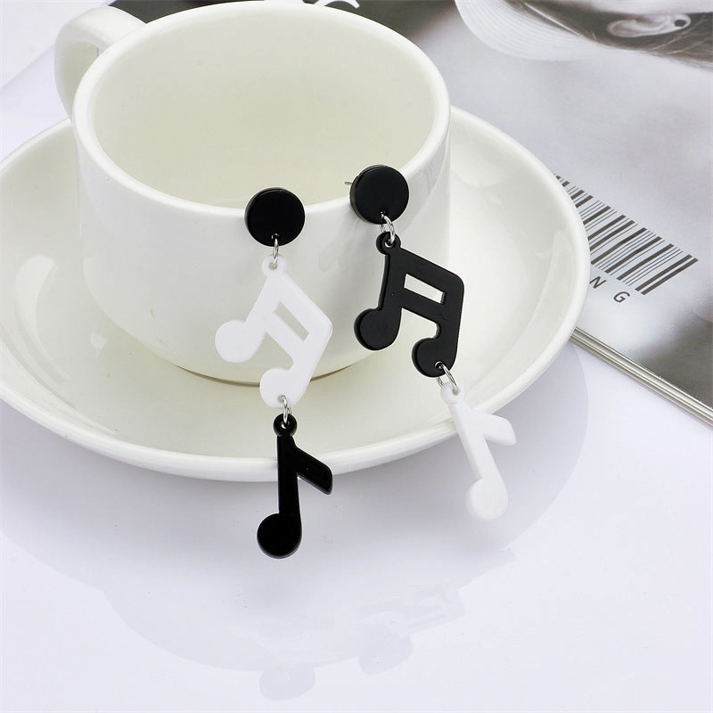 Wholesale Vinyl Notes Acrylic Ear Studs
