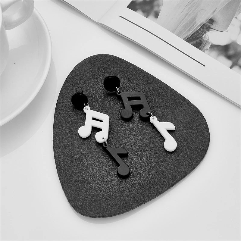 Wholesale Vinyl Notes Acrylic Ear Studs