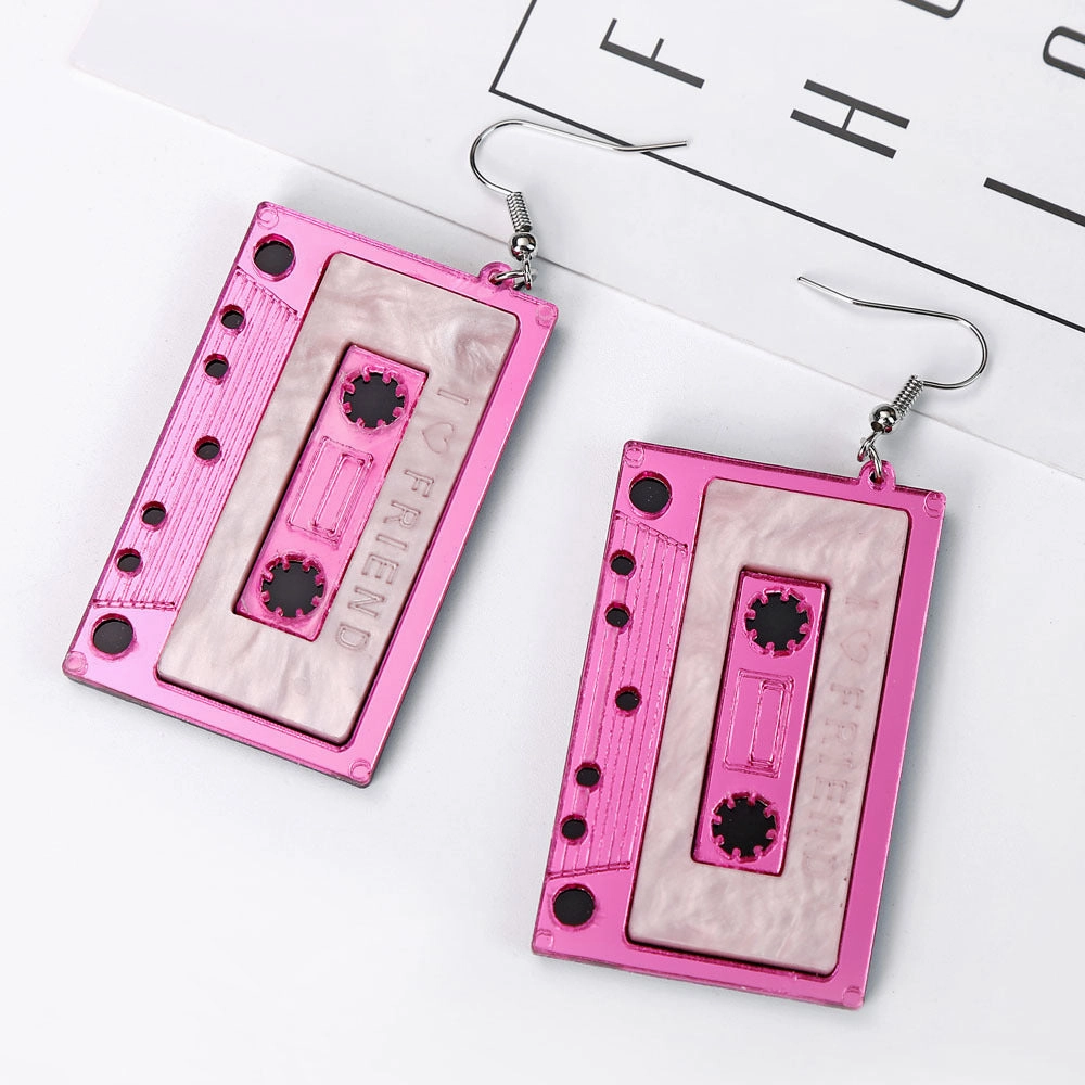 Wholesale Vinyl Round Acrylic Ear Studs