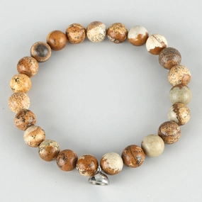 Wholesale Volcanic Stone Magnetic Couple Bracelet