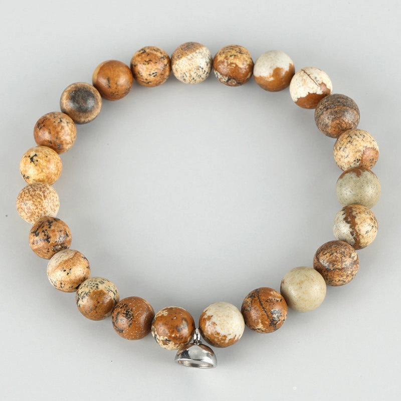Wholesale Volcanic Stone Magnetic Couple Bracelet