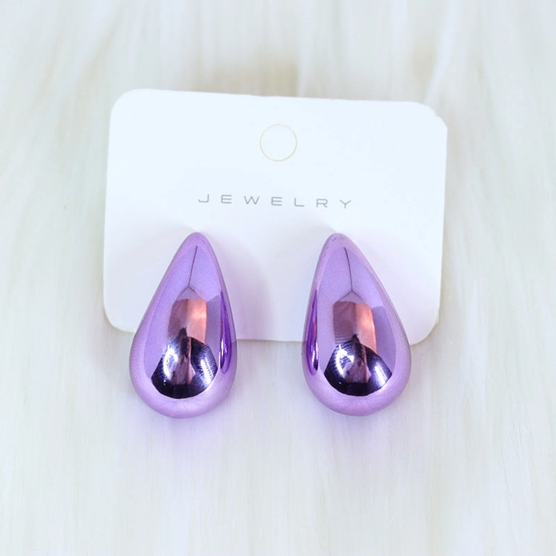 Wholesale Water Drop Acrylic Earrings