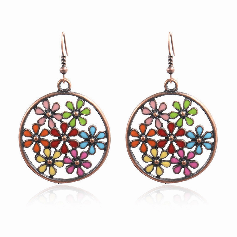 Wholesale Water Drop Alloy Set Earrings