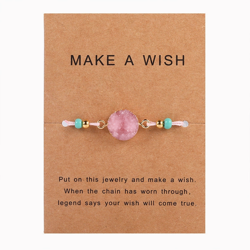 Wholesale Wax Rope Resin Braided Wire Bracelet