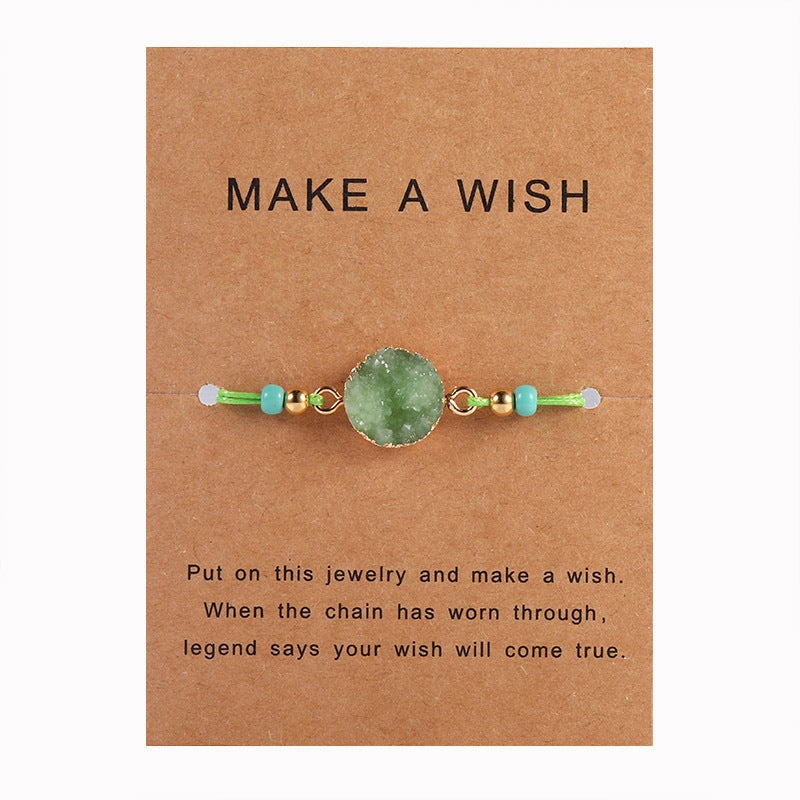 Wholesale Wax Rope Resin Braided Wire Bracelet