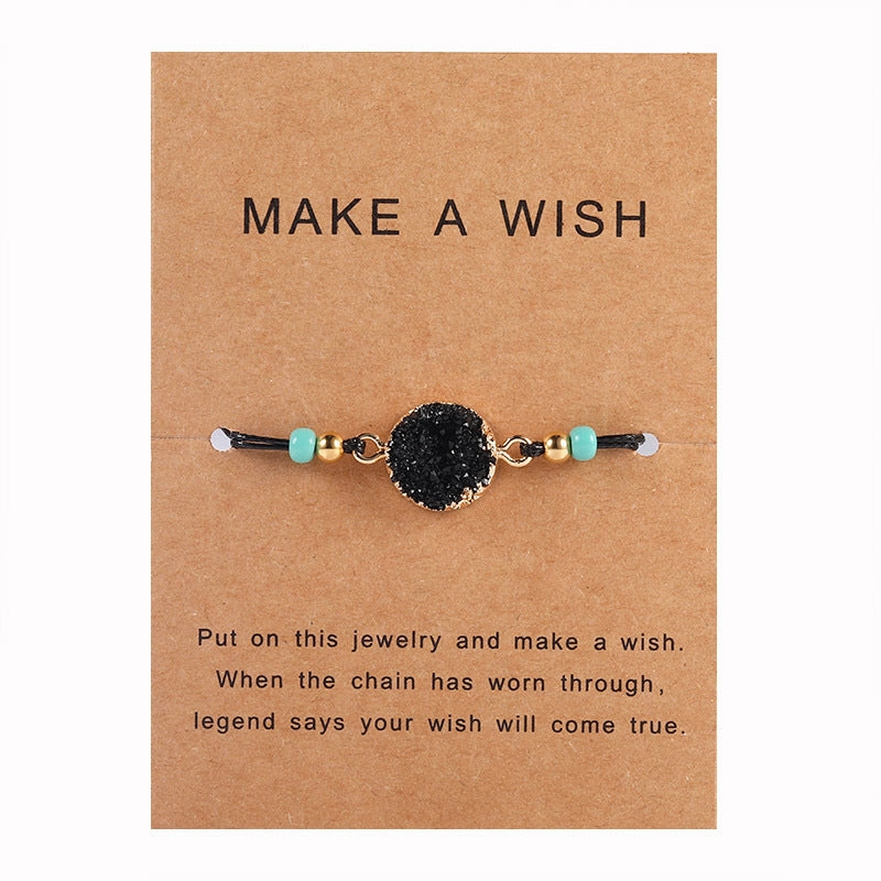 Wholesale Wax Rope Resin Braided Wire Bracelet