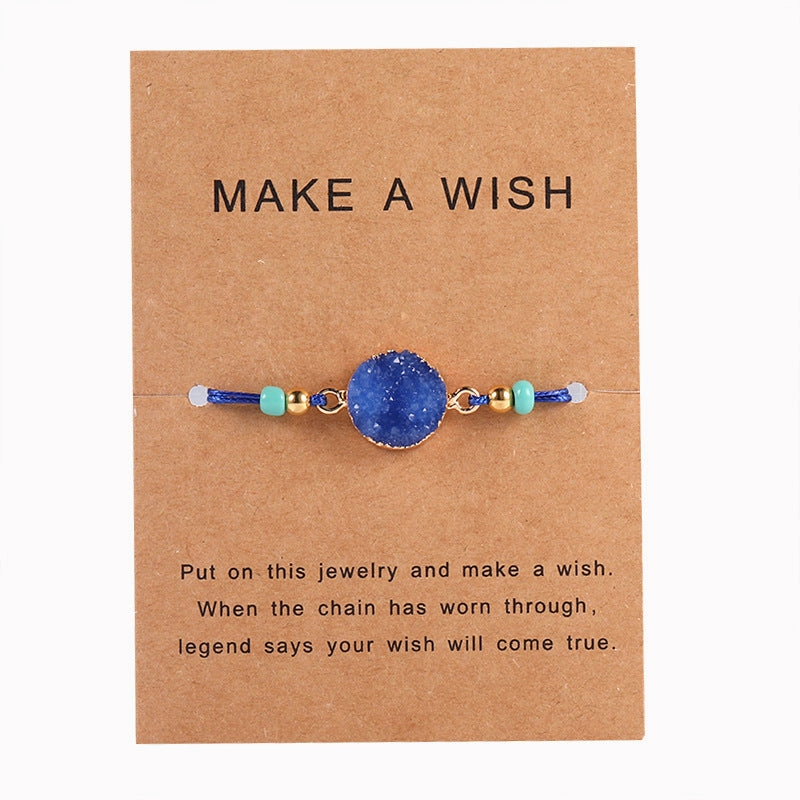 Wholesale Wax Rope Resin Braided Wire Bracelet