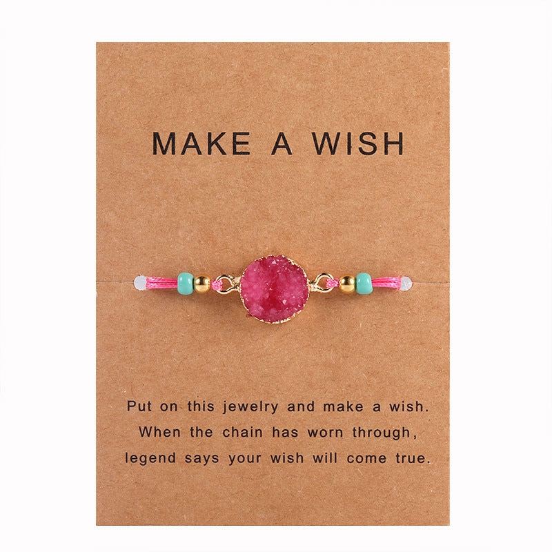 Wholesale Wax Rope Resin Braided Wire Bracelet