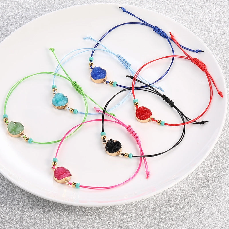Wholesale Wax Rope Resin Braided Wire Bracelet