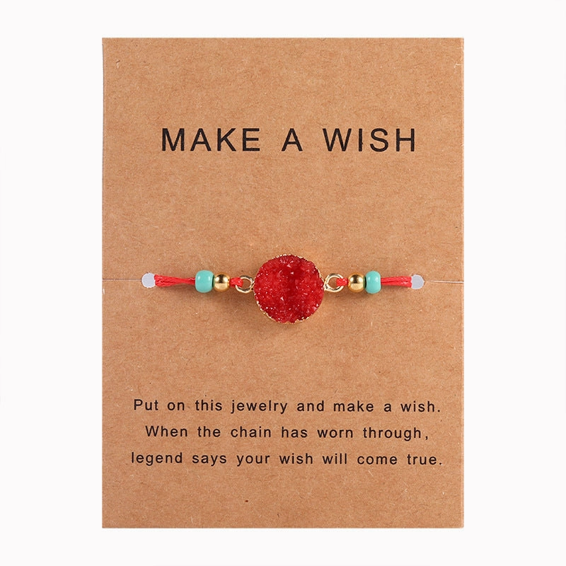 Wholesale Wax Rope Resin Braided Wire Bracelet