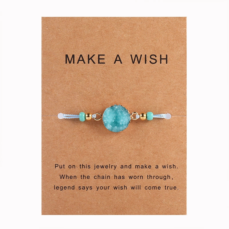 Wholesale Wax Rope Resin Braided Wire Bracelet