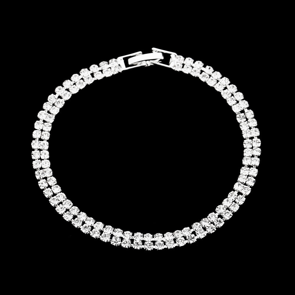 Wholesale Wedding Bride Rhinestone Earrings
