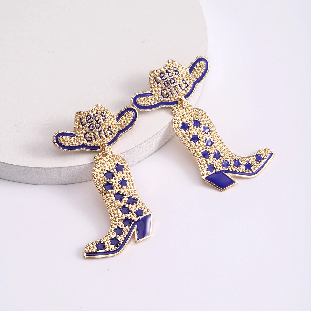 Wholesale Western Cowboy Hats, Boots, Alloy Earrings