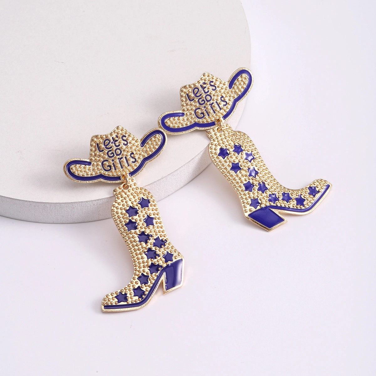 Wholesale Western Cowboy Hats, Boots, Alloy Earrings
