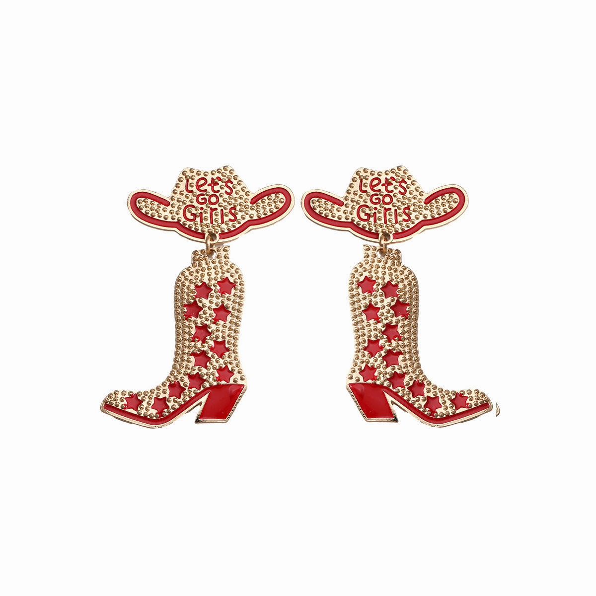 Wholesale Western Cowboy Hats, Boots, Alloy Earrings