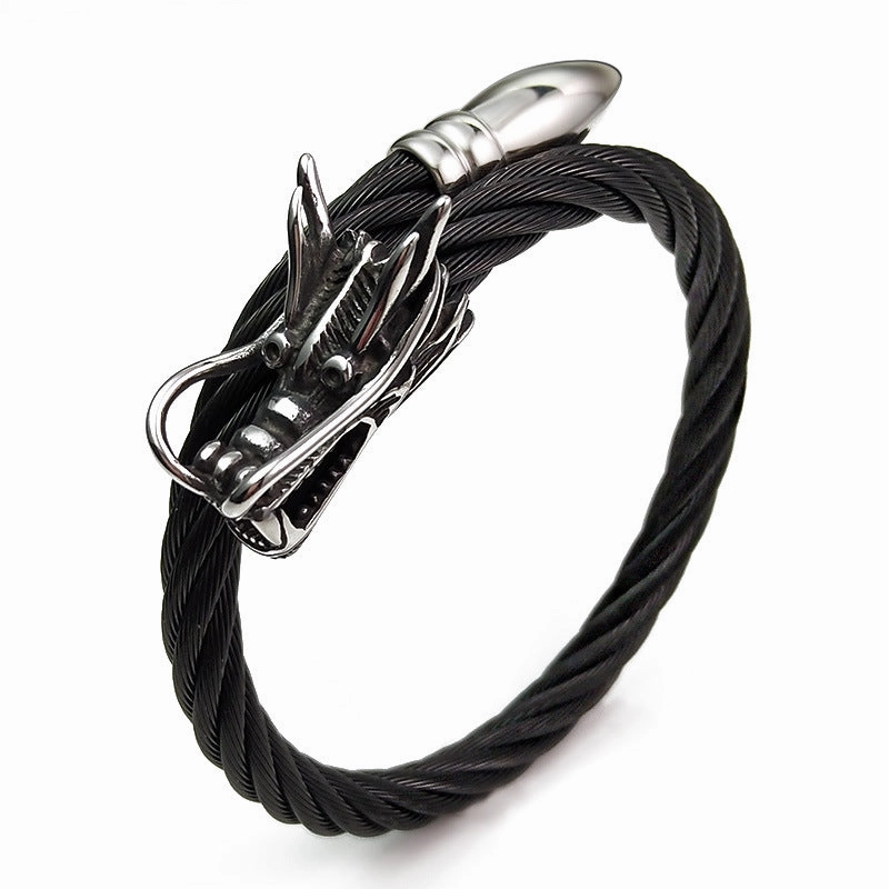 Wholesale Wire Rope Faucet Stainless Steel Bracelet