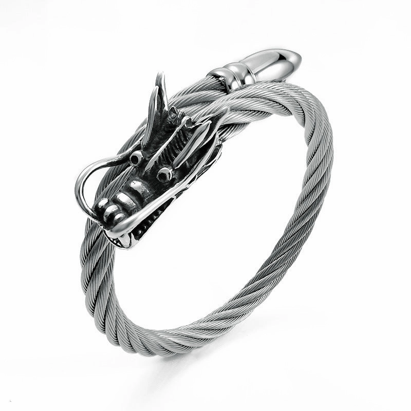 Wholesale Wire Rope Faucet Stainless Steel Bracelet