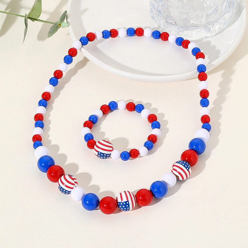 Wholesale Wooden Beads Beading Pendant Set Bracelet